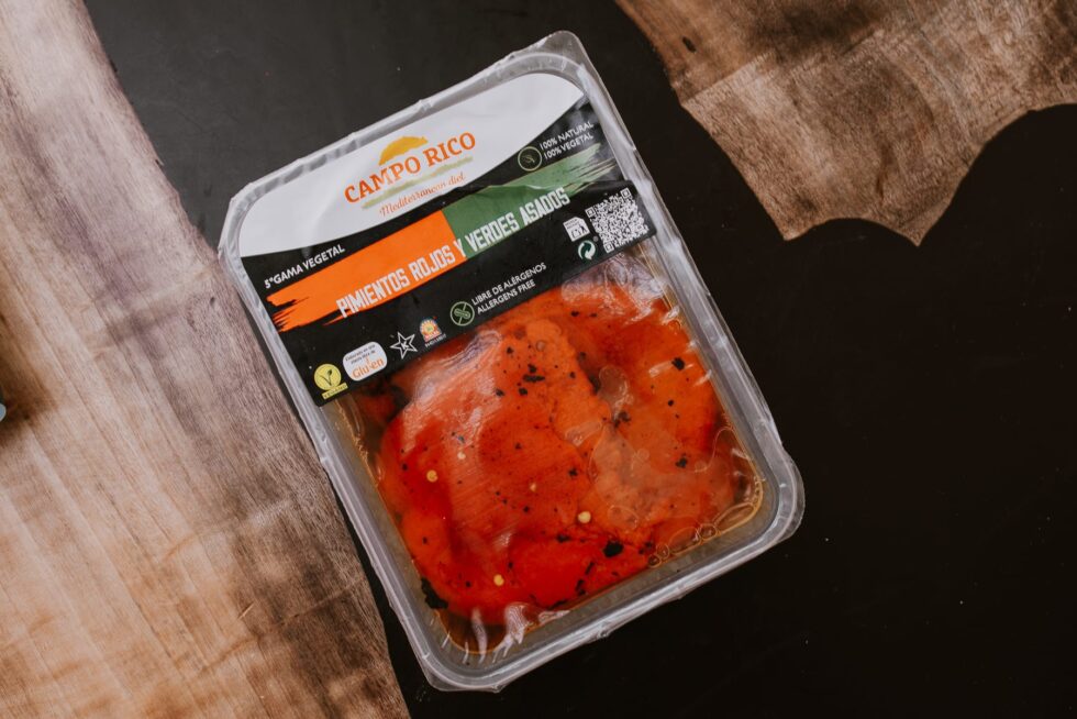 Pimientos Asados verdes y Rojos